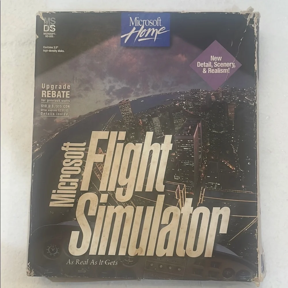 Microsoft home flight simulator new detailed scenery & realism version 5.1